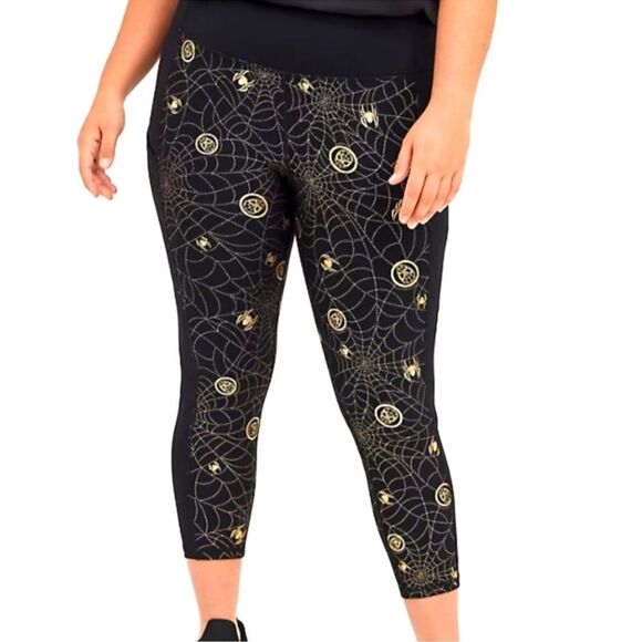 TORRID LEGGING MARVEL SPIDERMAN W/POCKET  SIZE Large /0 PLUS SIZE - Picture 4 of 8